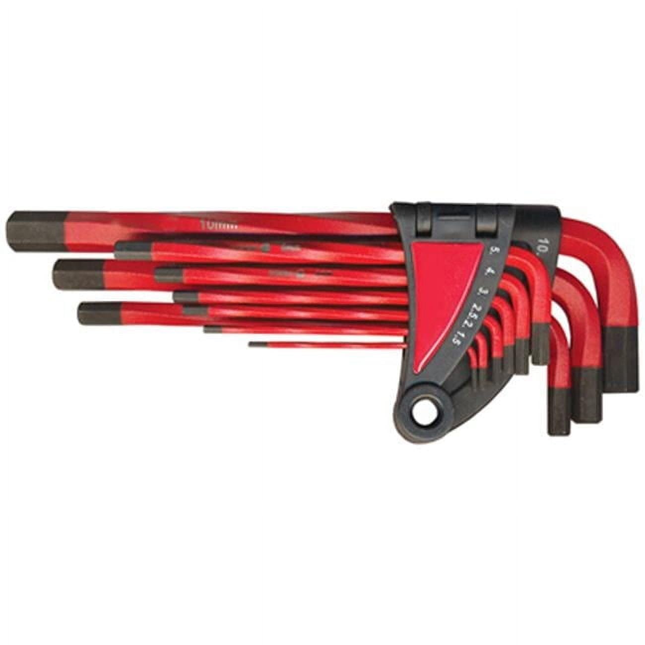 Mayhew Select 45053 Metric Twisted Hex Key Set, 9-Piece - Hand